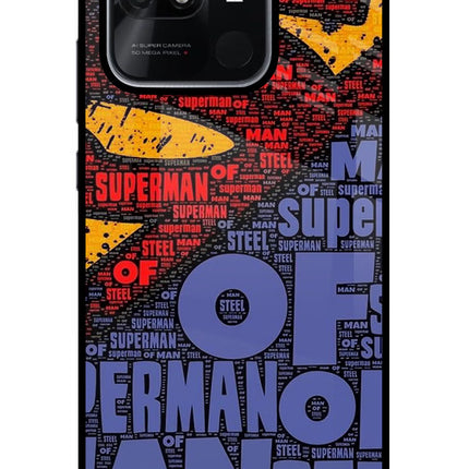 Superman Redmi 10/10 Power Glass Case