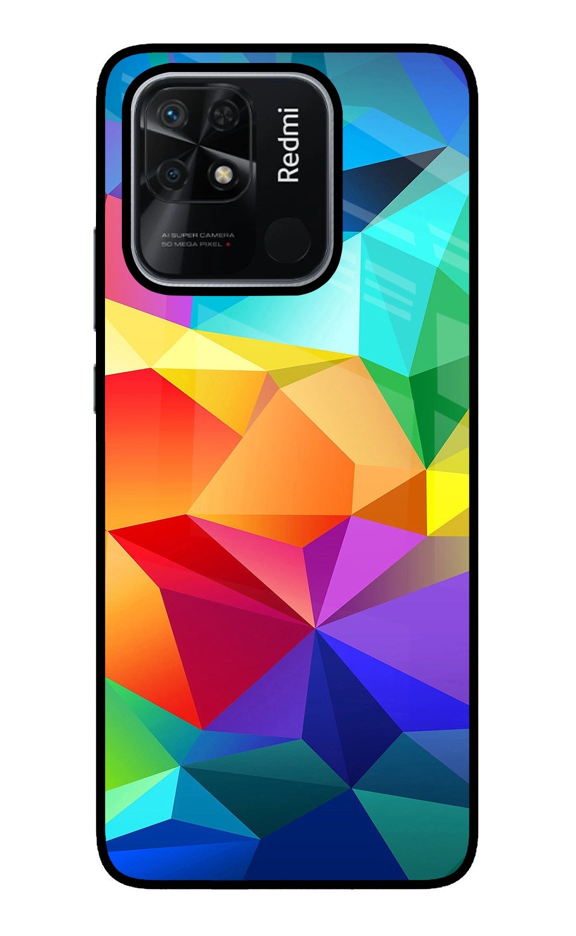 Abstract Pattern Redmi 10/10 Power Back Cover