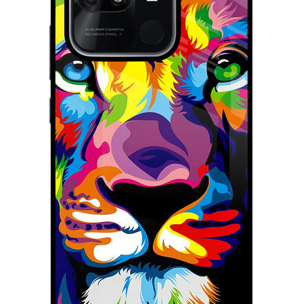 Lion Redmi 10/10 Power Glass Case