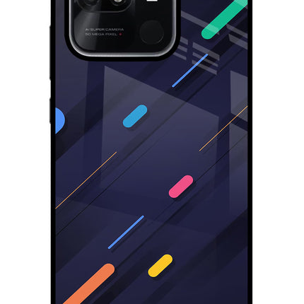 Abstract Design Redmi 10/10 Power Glass Case