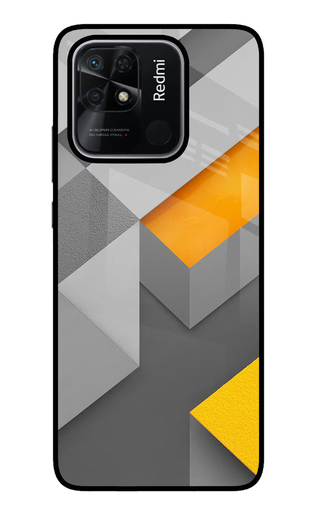 Abstract Redmi 10/10 Power Glass Case Back Cover by Casekaro