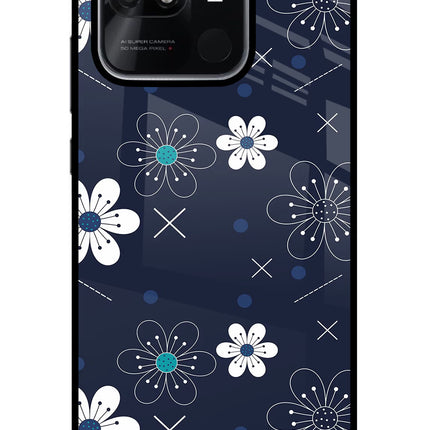 Flowers Redmi 10/10 Power Glass Case