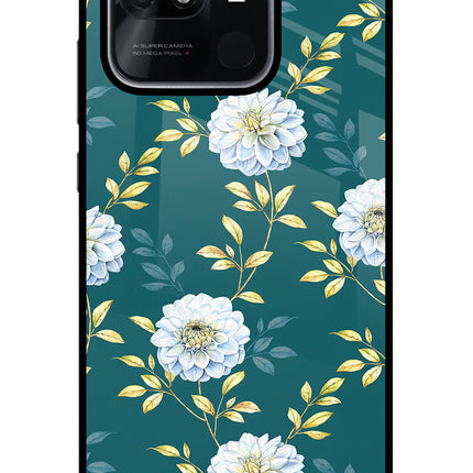 Flowers Redmi 10/10 Power Glass Case