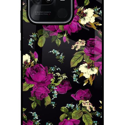 Flowers Redmi 10/10 Power Glass Case