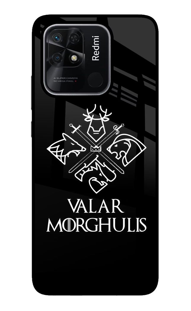 Valar Morghulis | Game Of Thrones Redmi 10/10 Power Glass Case Back Cover by Casekaro