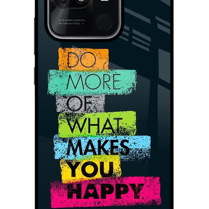 Do More Of What Makes You Happy Redmi 10/10 Power Glass Case