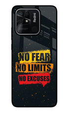 No Fear No Limits No Excuse Redmi 10/10 Power Glass Case