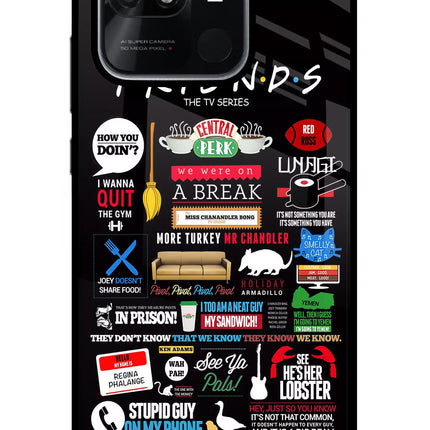 FRIENDS Redmi 10/10 Power Glass Case
