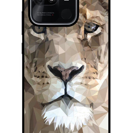Lion Art Redmi 10/10 Power Glass Case