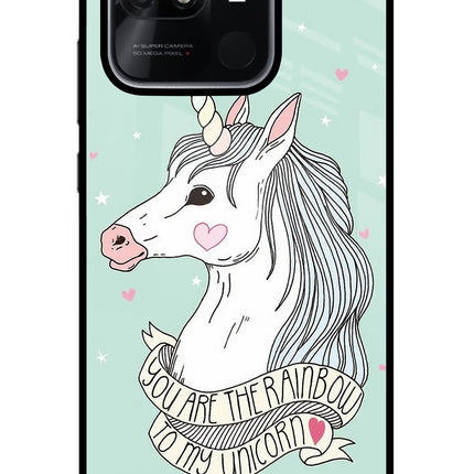 Unicorn Wallpaper Redmi 10/10 Power Glass Case