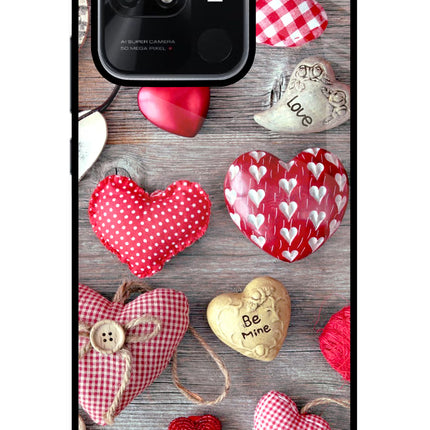 Love Wallpaper Redmi 10/10 Power Glass Case