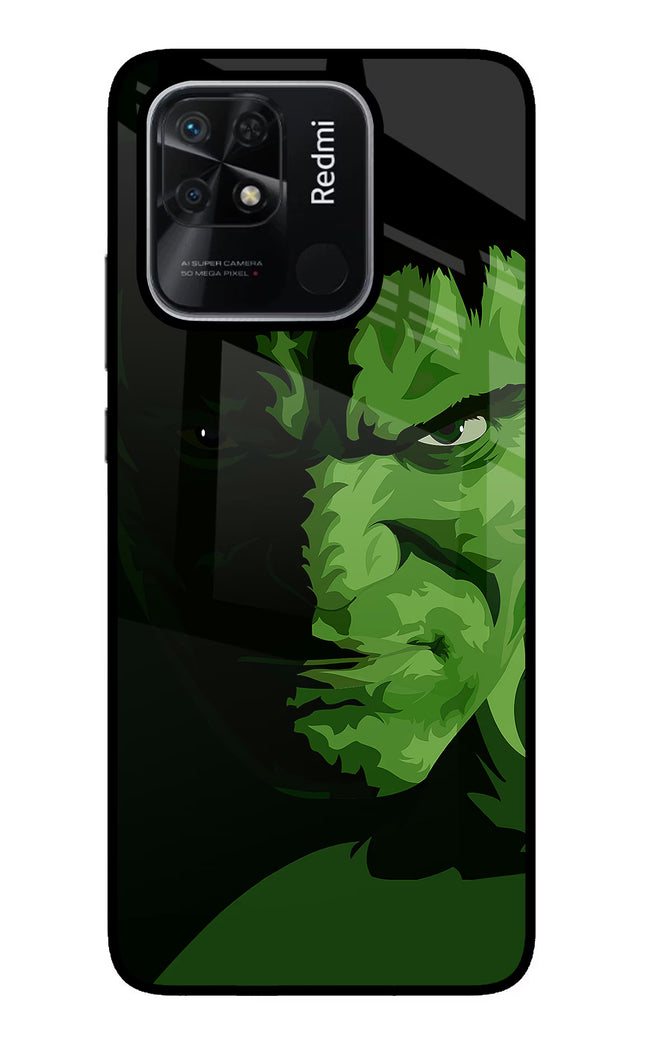 HULK Redmi 10/10 Power Glass Case Back Cover by Casekaro