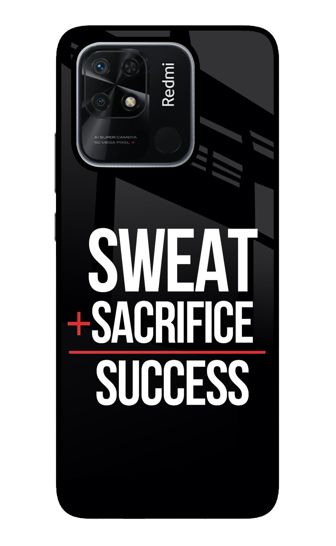 Sweat Sacrifice Success Redmi 10/10 Power Back Cover