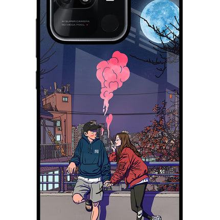 Chilling Couple Redmi 10/10 Power Glass Case