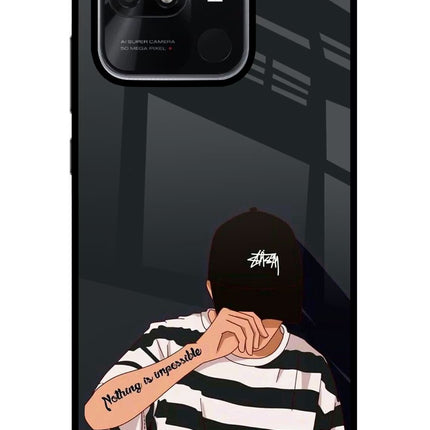 Aesthetic Boy Redmi 10/10 Power Glass Case