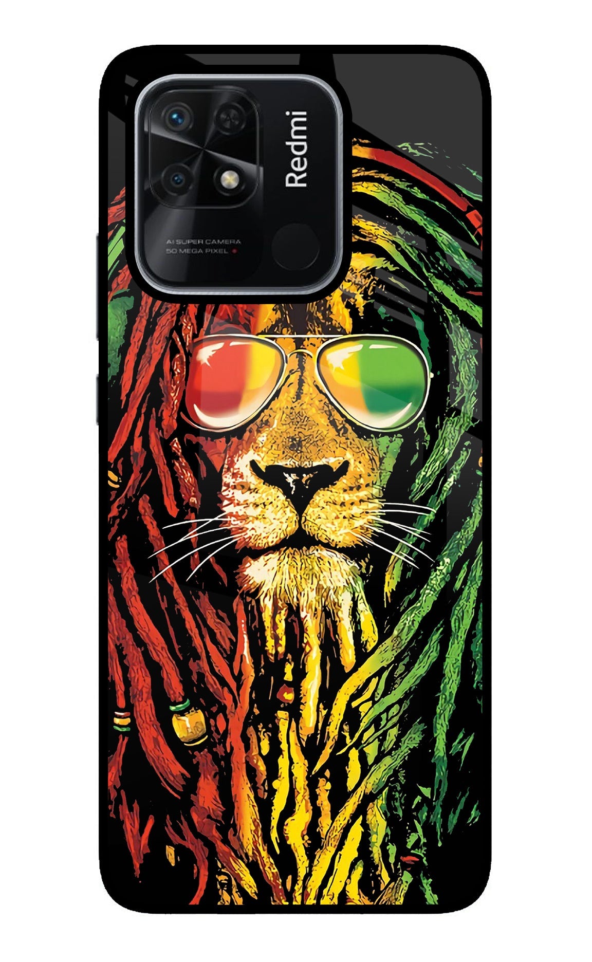 Rasta Lion Redmi 10/10 Power Back Cover