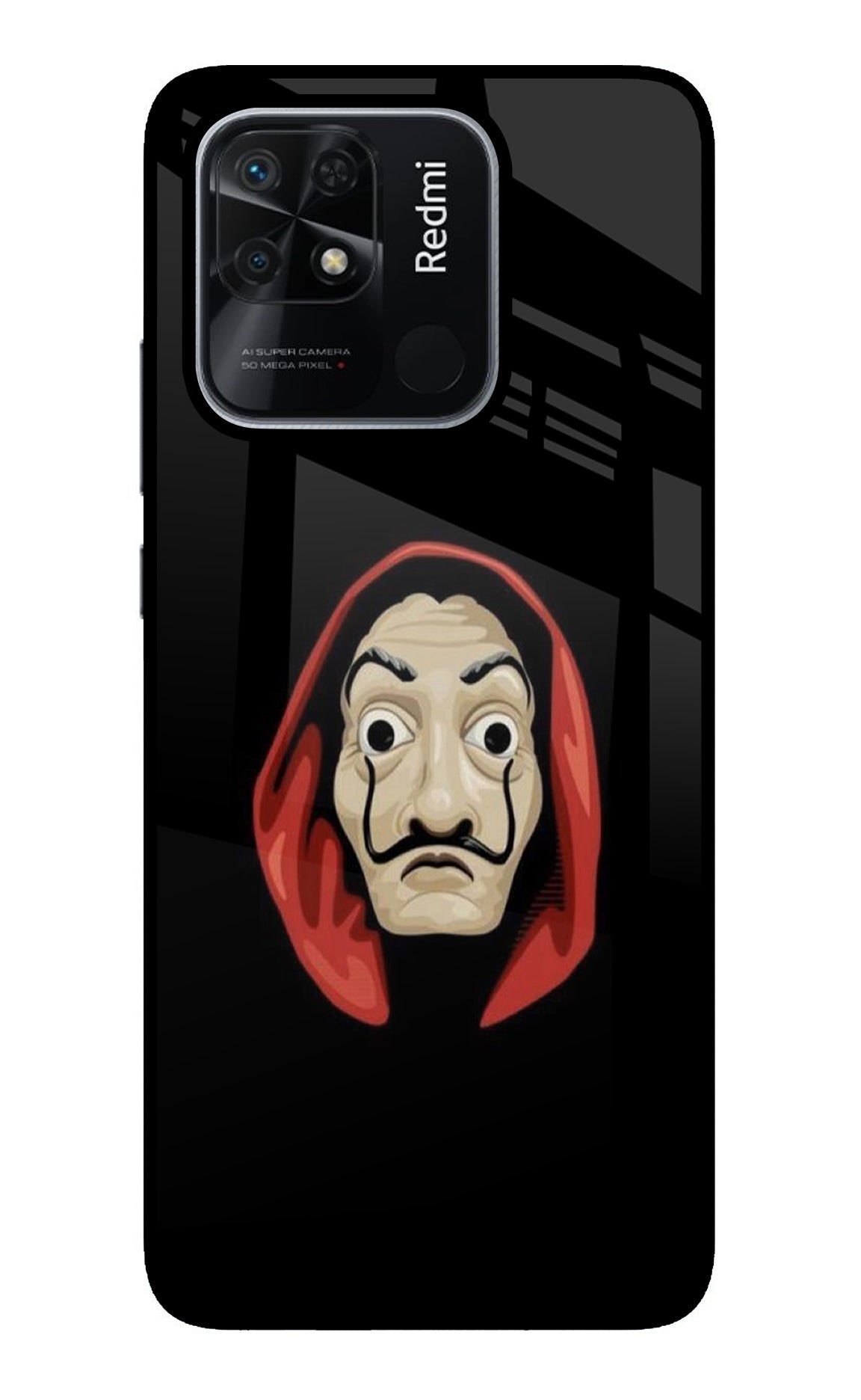 Money Heist Redmi 10/10 Power Glass Case