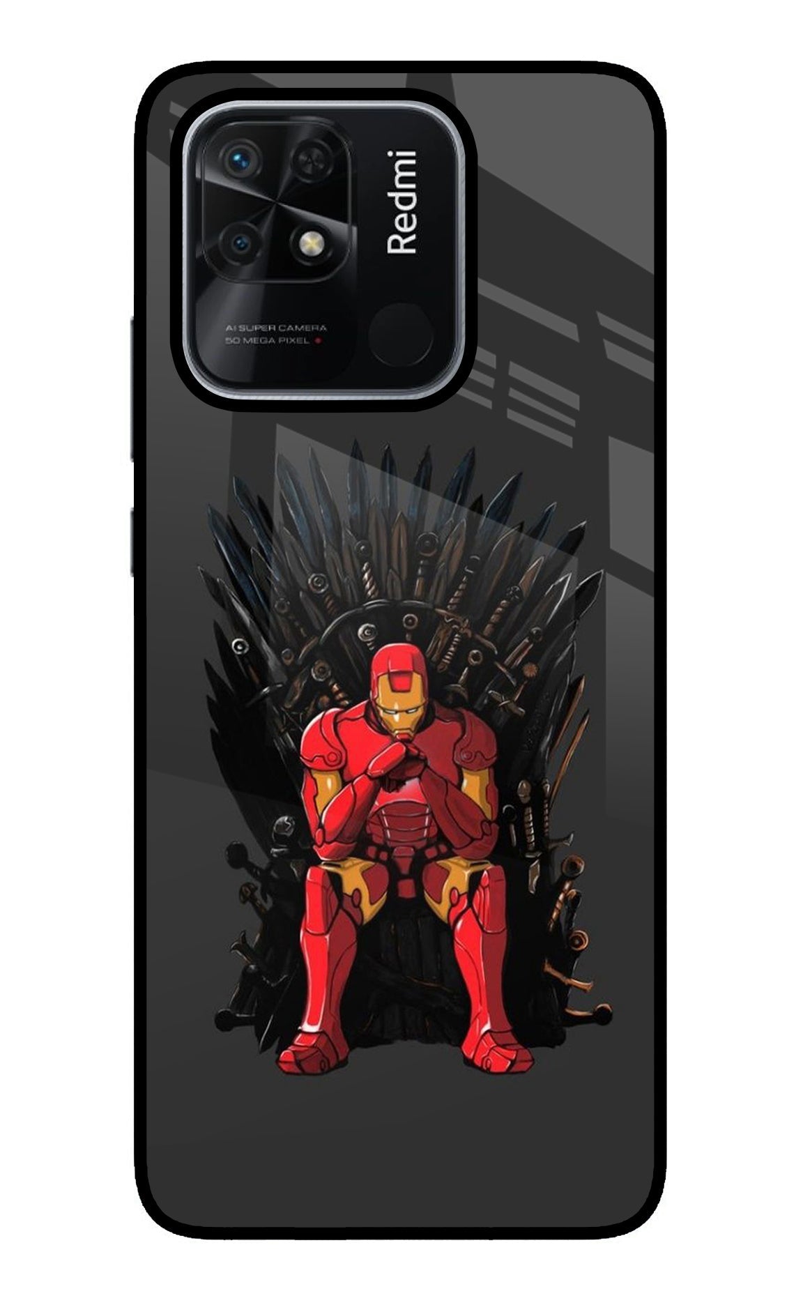 Ironman Throne Redmi 10/10 Power Glass Case