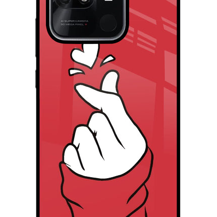 Korean Love Sign Redmi 10/10 Power Glass Case