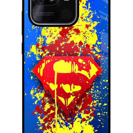 Superman logo Redmi 10/10 Power Glass Case