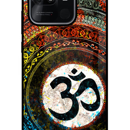 Om Cultural Redmi 10/10 Power Glass Case