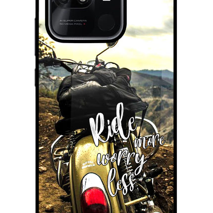 Ride More Worry Less Redmi 10/10 Power Glass Case