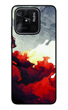 Fire Cloud Redmi 10/10 Power Glass Case