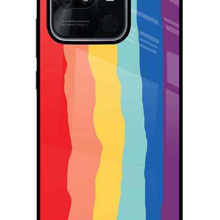 Rainbow Redmi 10/10 Power Glass Case