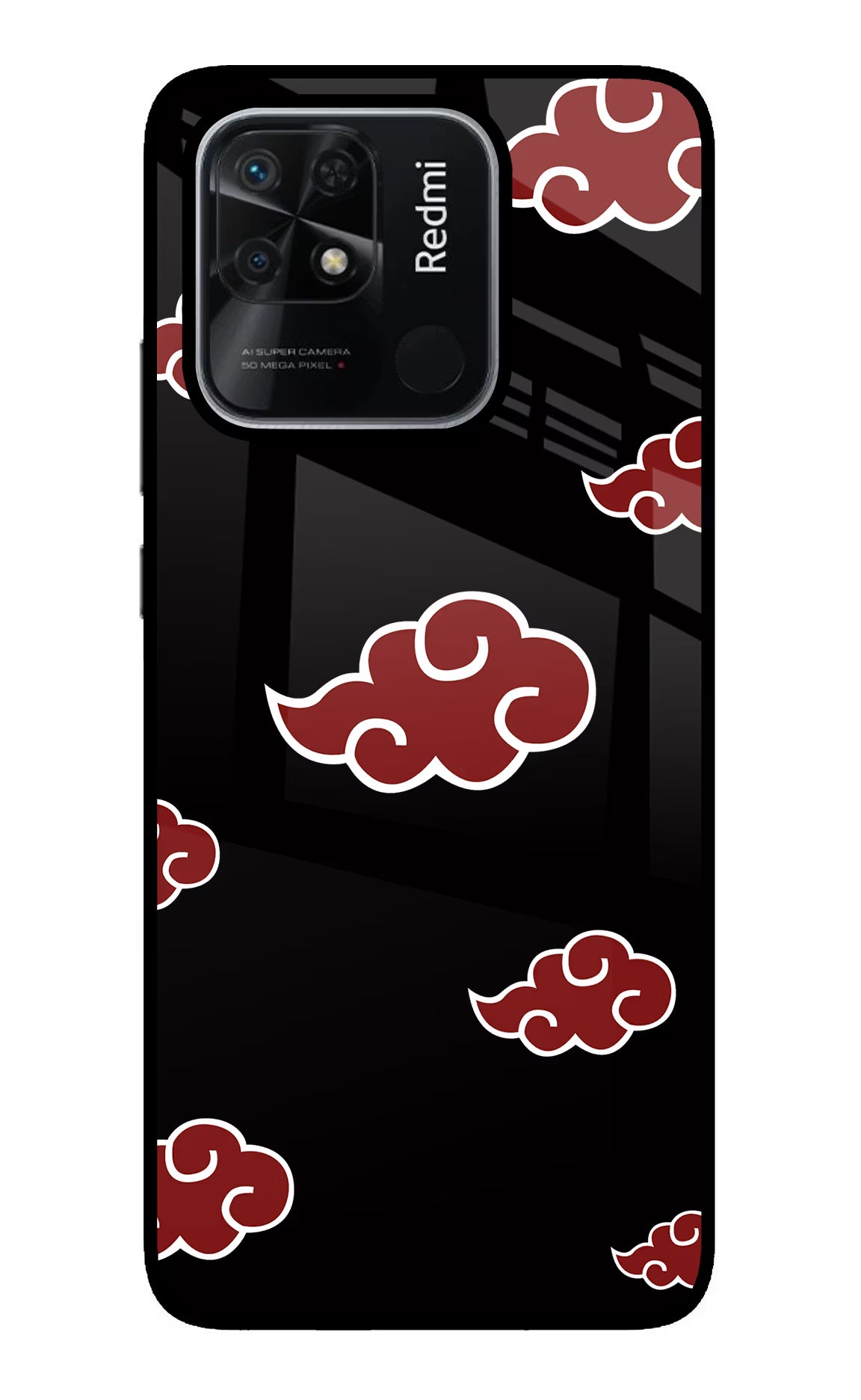 Akatsuki Redmi 10/10 Power Glass Case Back Cover by Casekaro