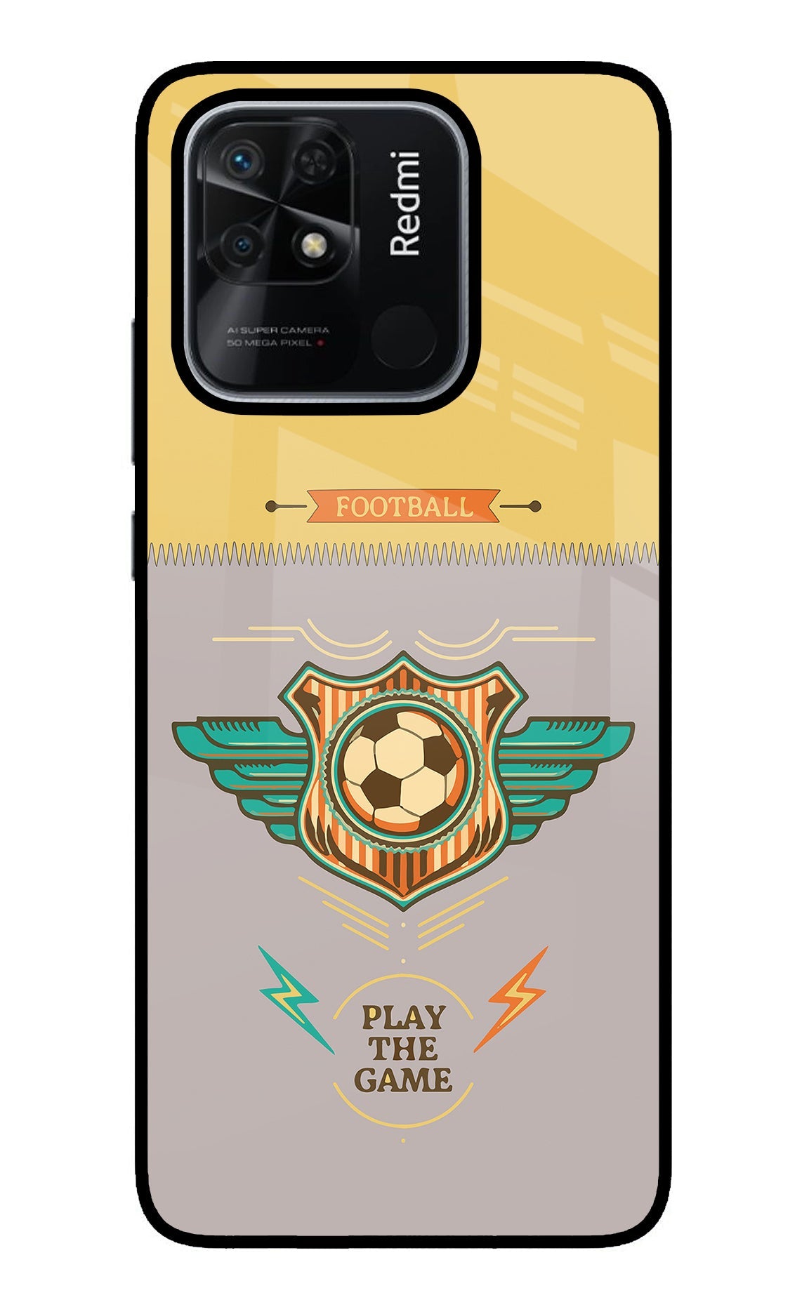 Football Redmi 10/10 Power Back Cover