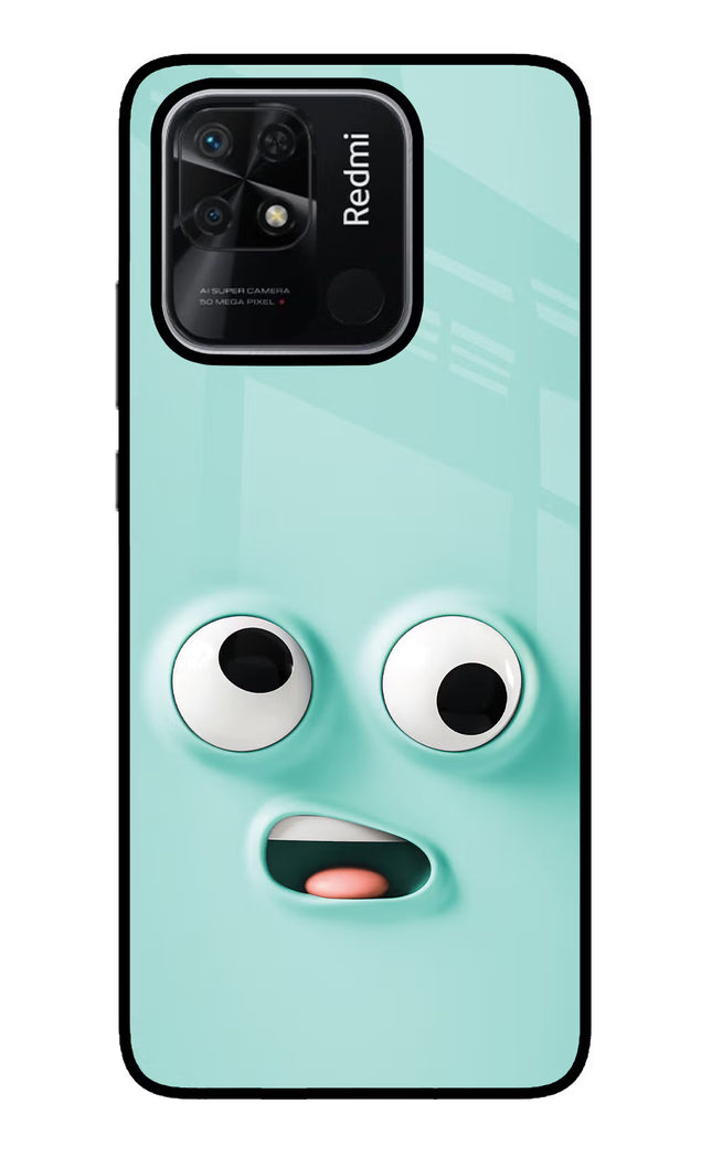 Funny Cartoon Redmi 10/10 Power Glass Case Back Cover by Casekaro