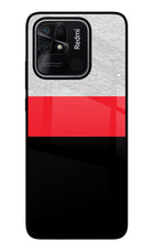 Tri Color Pattern Redmi 10/10 Power Glass Case