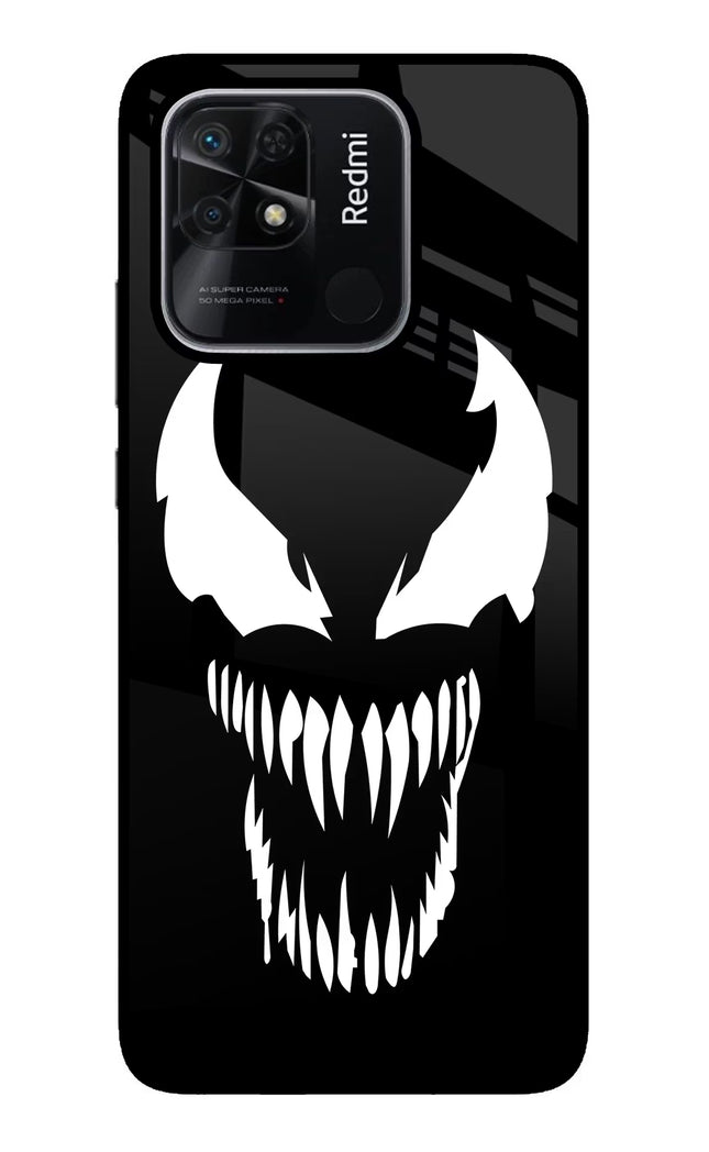 Venom Redmi 10/10 Power Glass Case Back Cover by Casekaro