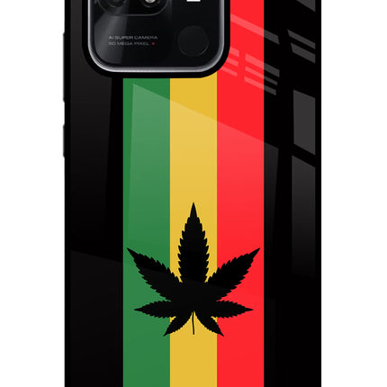 Weed Flag Redmi 10/10 Power Glass Case