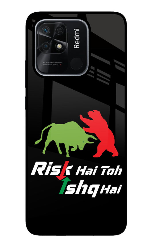 Risk Hai Toh Ishq Hai Redmi 10/10 Power Glass Case