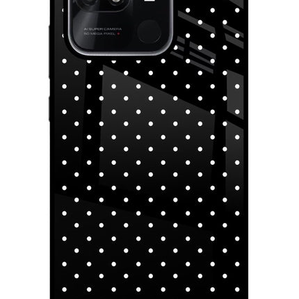 White Dots Redmi 10/10 Power Glass Case