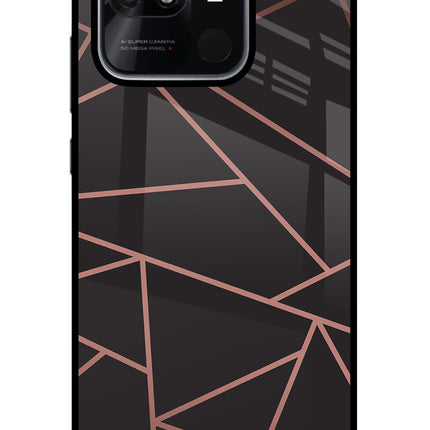 Geometric Pattern Redmi 10/10 Power Glass Case