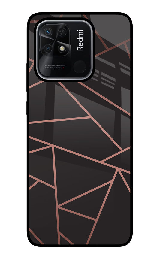 Geometric Pattern Redmi 10/10 Power Glass Case
