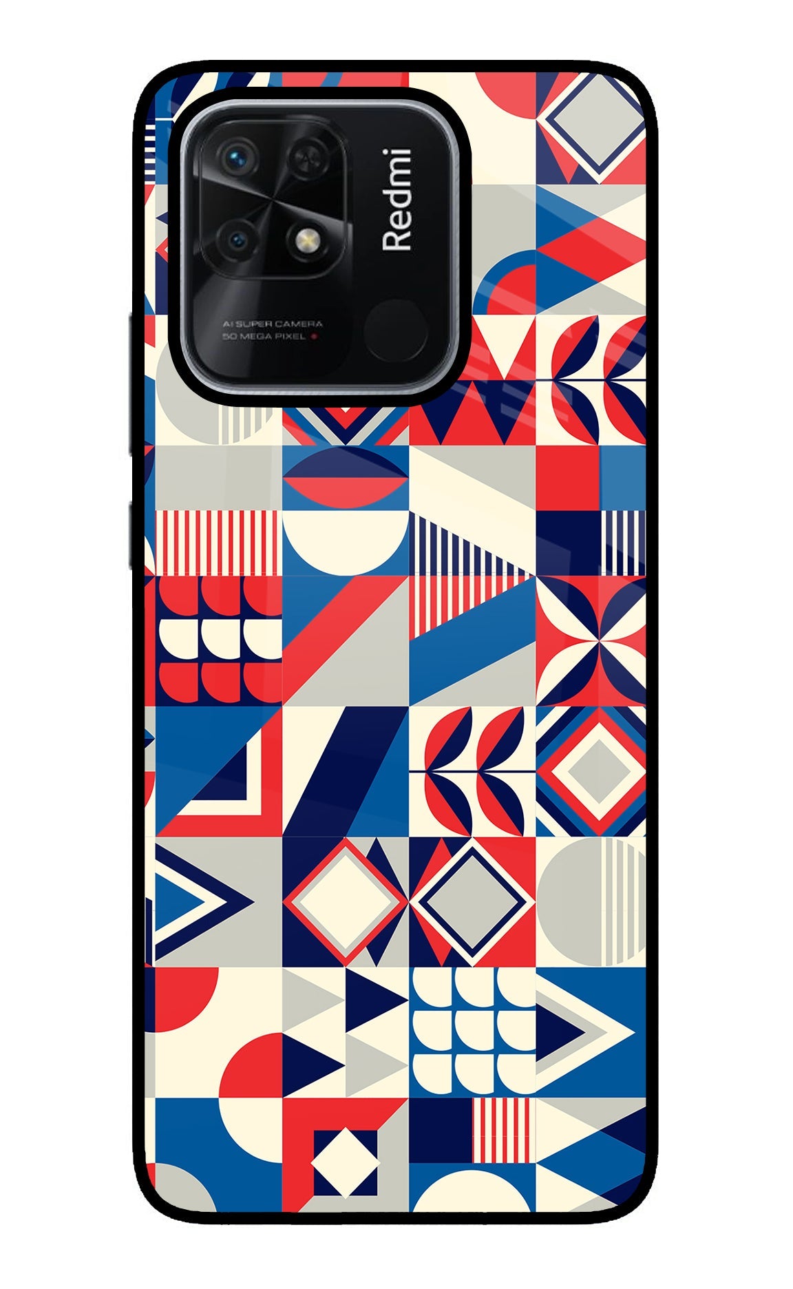 Colorful Pattern Redmi 10/10 Power Back Cover