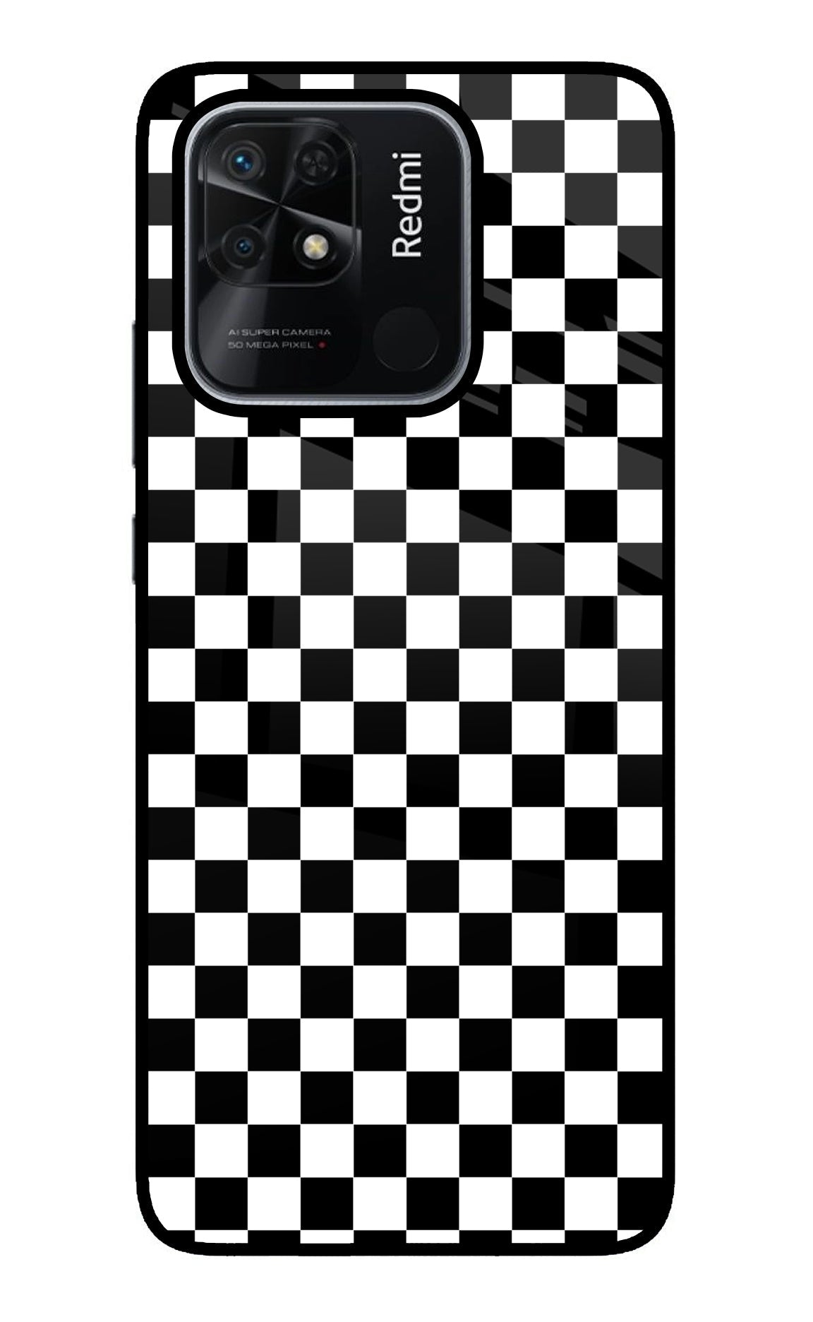 Chess Board Redmi 10/10 Power Back Cover