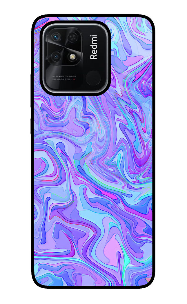 Glitter Redmi 10/10 Power Glass Case Back Cover by Casekaro