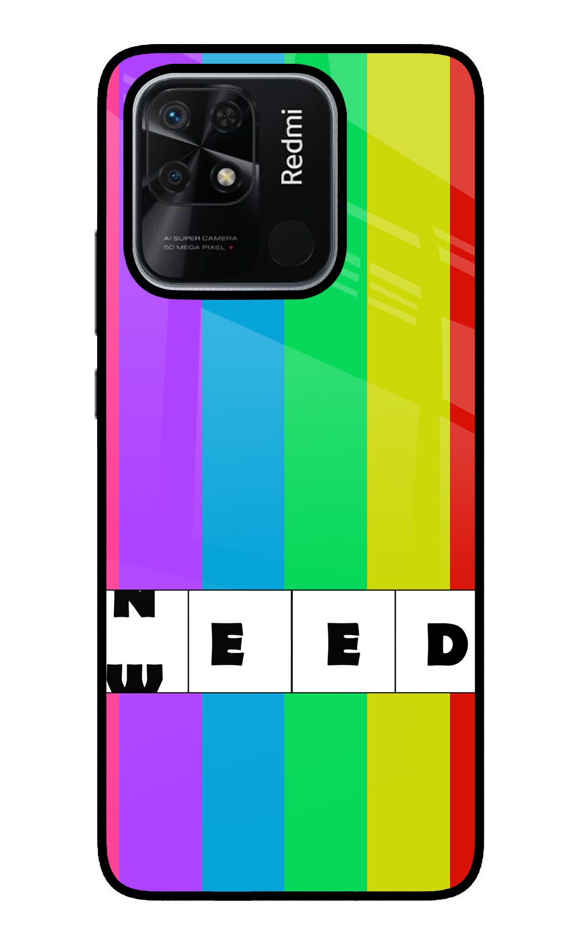 Need Weed Redmi 10/10 Power Back Cover