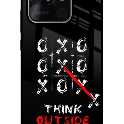 Think out of the BOX Redmi 10/10 Power Glass Case Back Cover by Casekaro