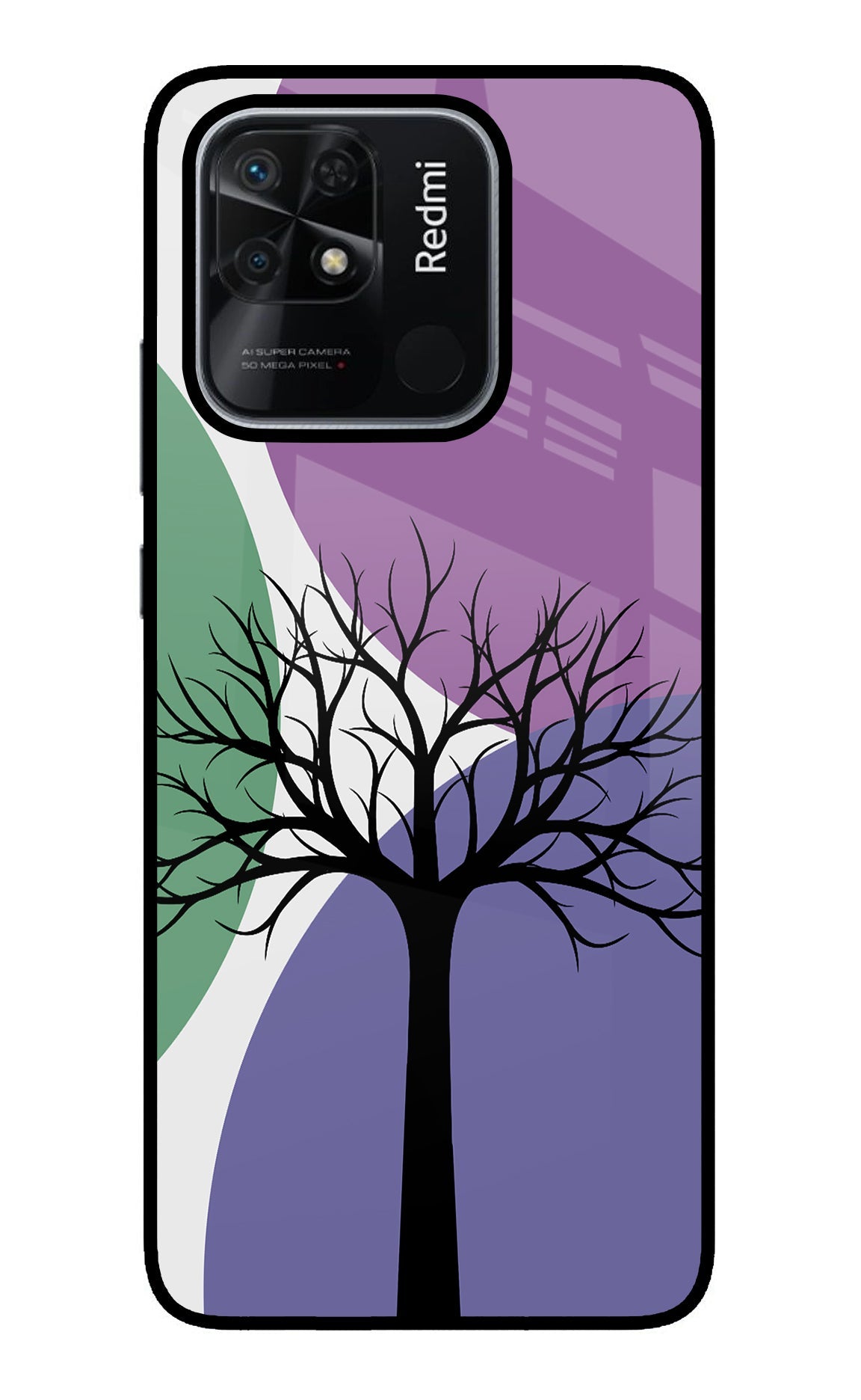 Tree Art Redmi 10/10 Power Glass Case