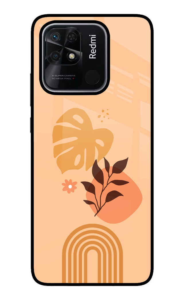 Bohemian Art Redmi 10/10 Power Glass Case Back Cover by Casekaro