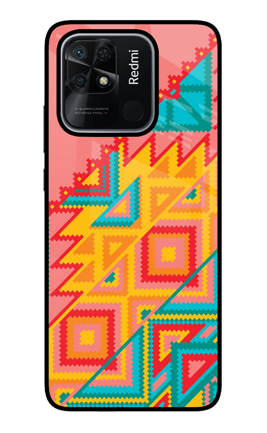 Aztec Tribal Redmi 10/10 Power Glass Case