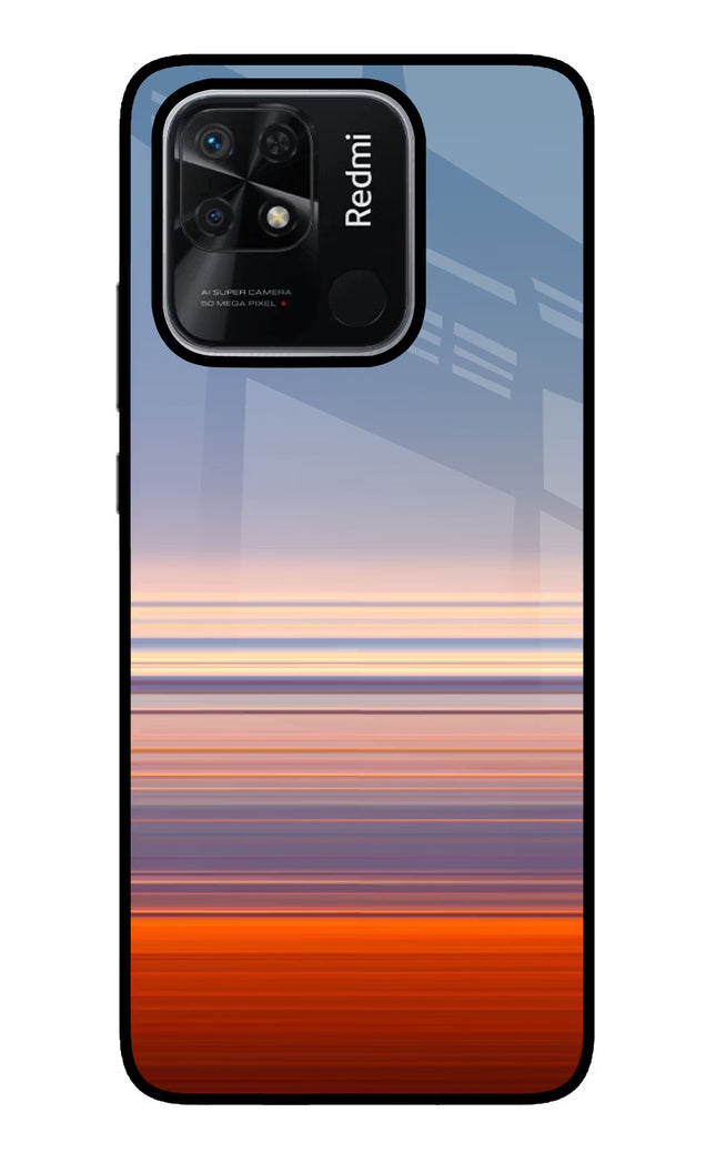 Morning Colors Redmi 10/10 Power Glass Case Back Cover by Casekaro