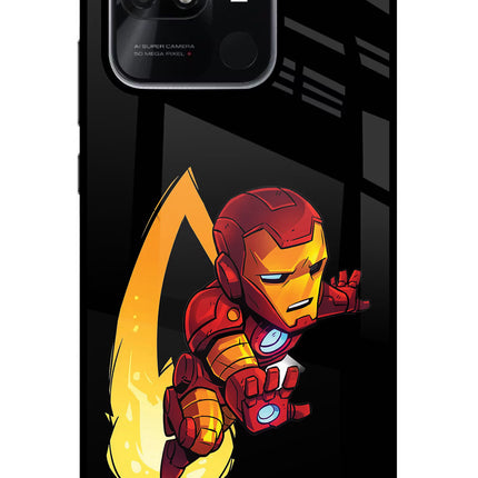 IronMan Redmi 10/10 Power Glass Case Back Cover by Casekaro