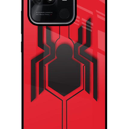 Spider Redmi 10/10 Power Glass Case Back Cover by Casekaro