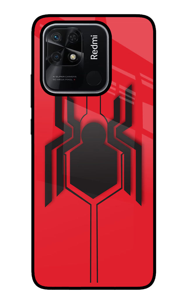 Spider Redmi 10/10 Power Glass Case Back Cover by Casekaro